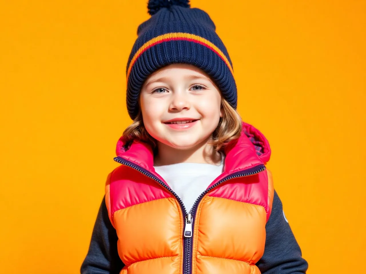 Stylish kids streetwear outfit ideas with puffer vest